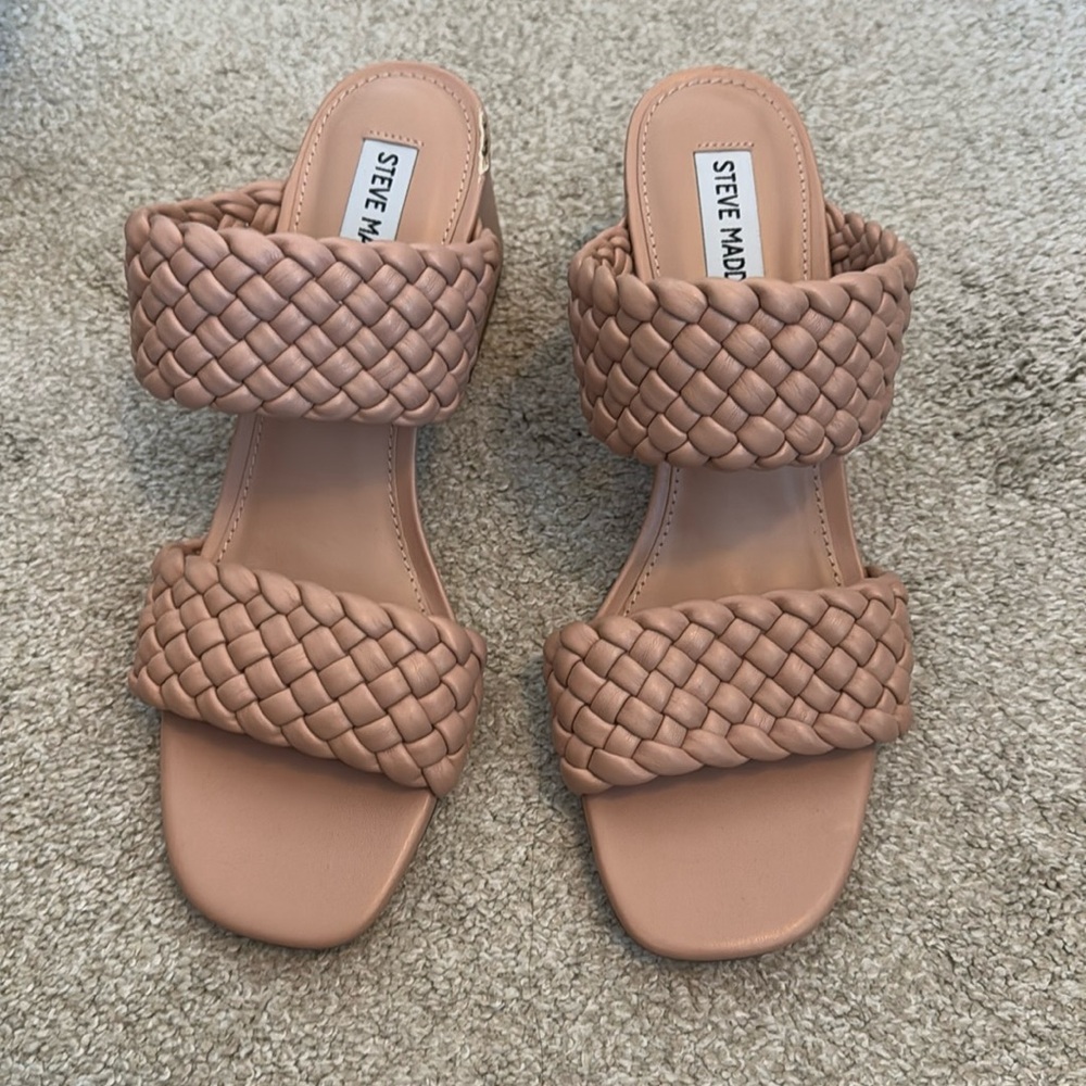 Steve Madden braided heels